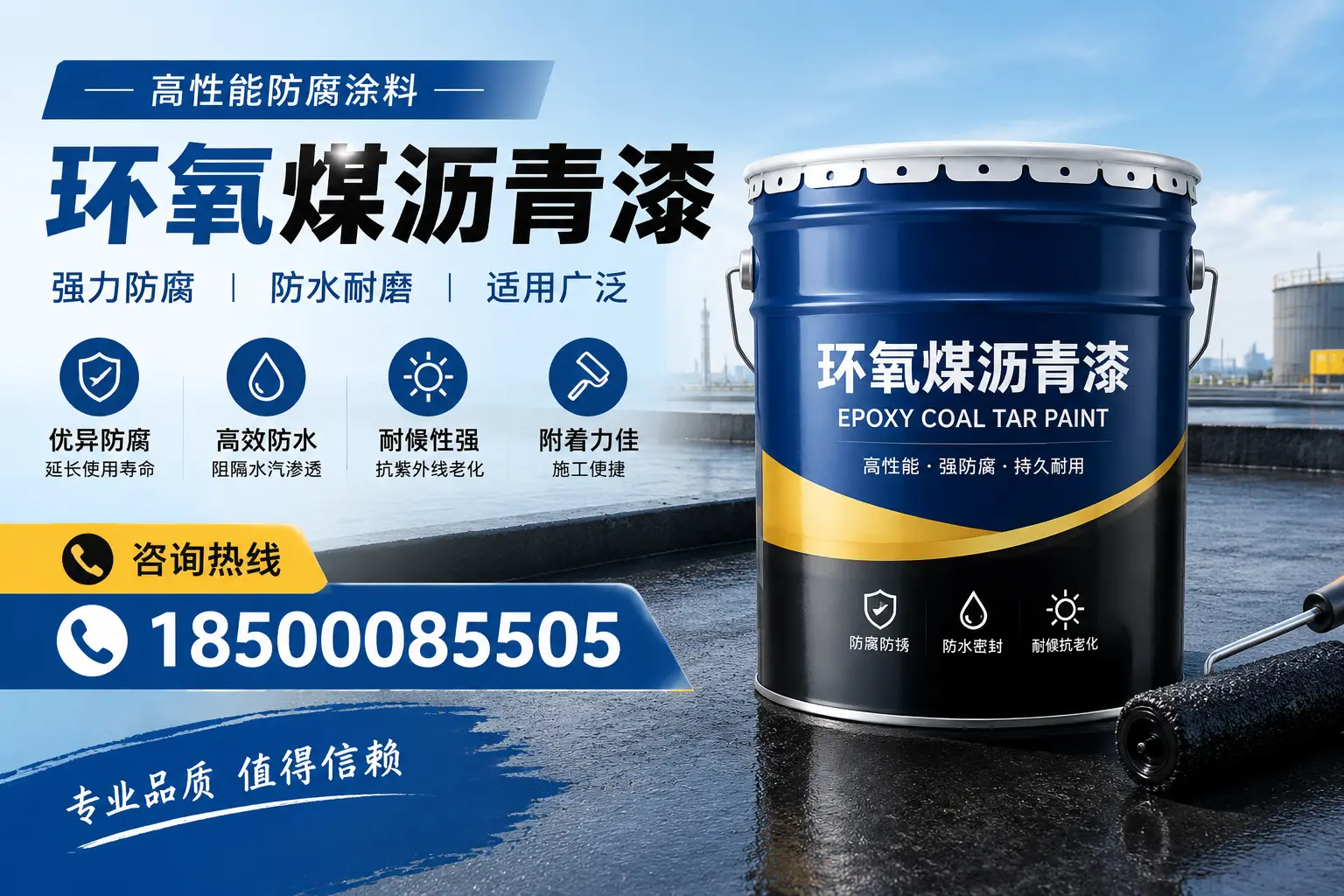 环氧煤沥青漆的主要成分与功能，沁源用户深度了解